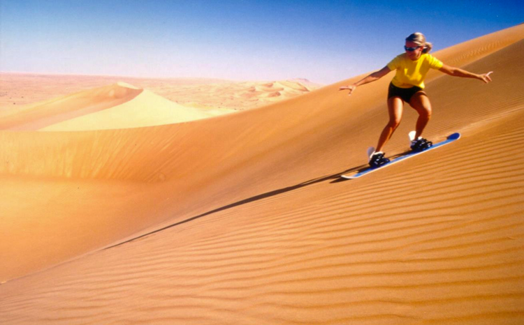 sandboarding Merzouga desert activity