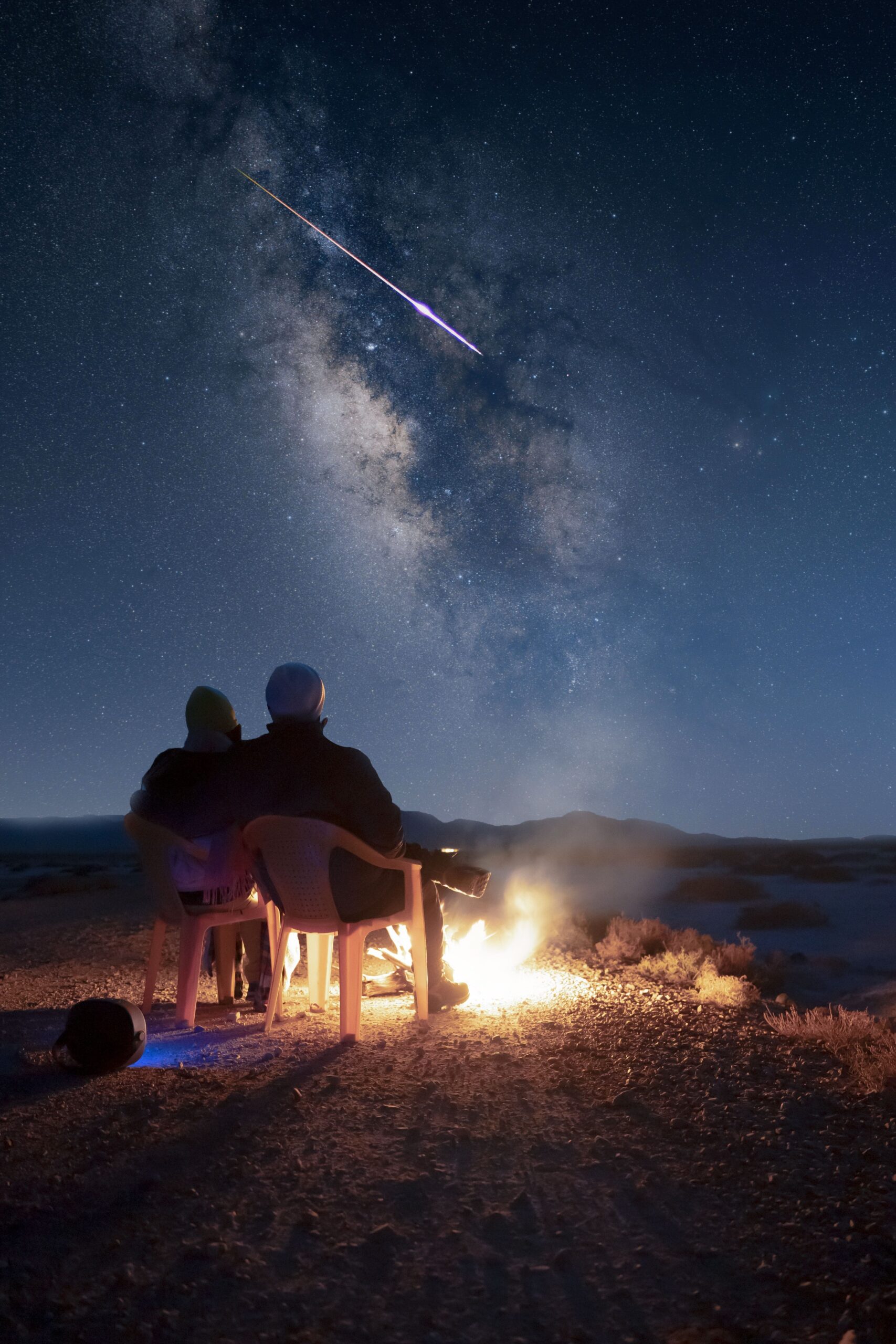 shooting stars in Morocco